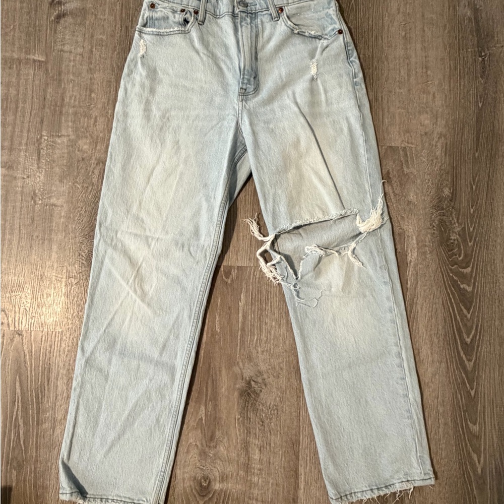 Abercrombie & Fitch ‘90s straight leg high rise jeans